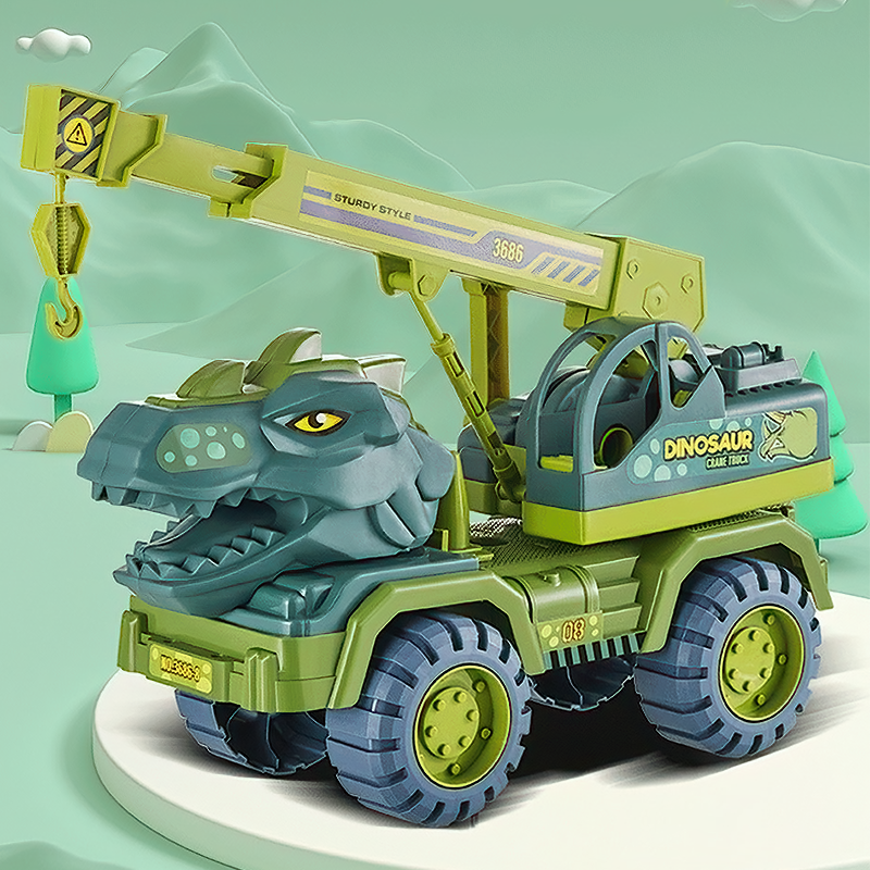 Dinosaur Truck - DINOCRANE Original Oversized Jurassic - Dinosaur Car