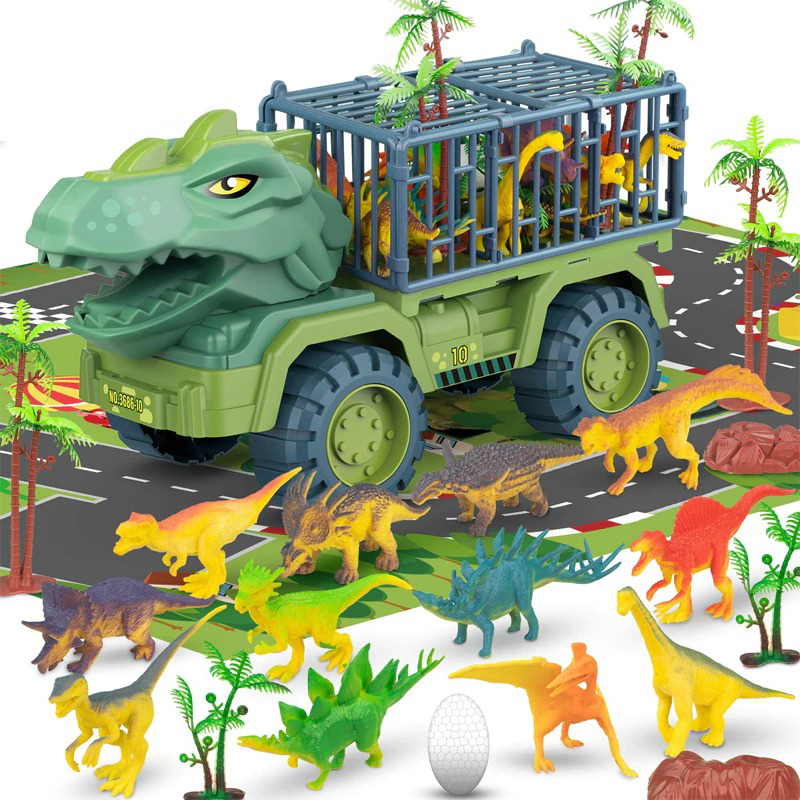 Dinosaur Truck Toy - Original Oversized Jurassic - Dinosaur Car