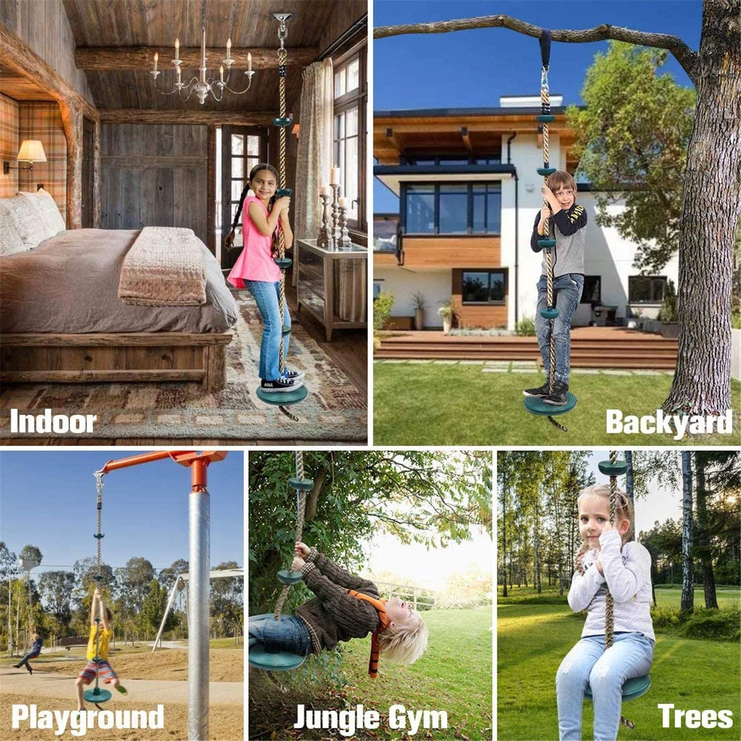 Swing-n-climb | Rope Swing Platform Climbers