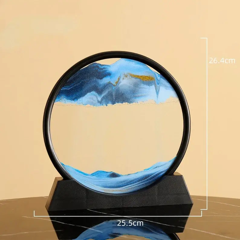 Moving Sand Art - Rotatable Sand Art In Glass