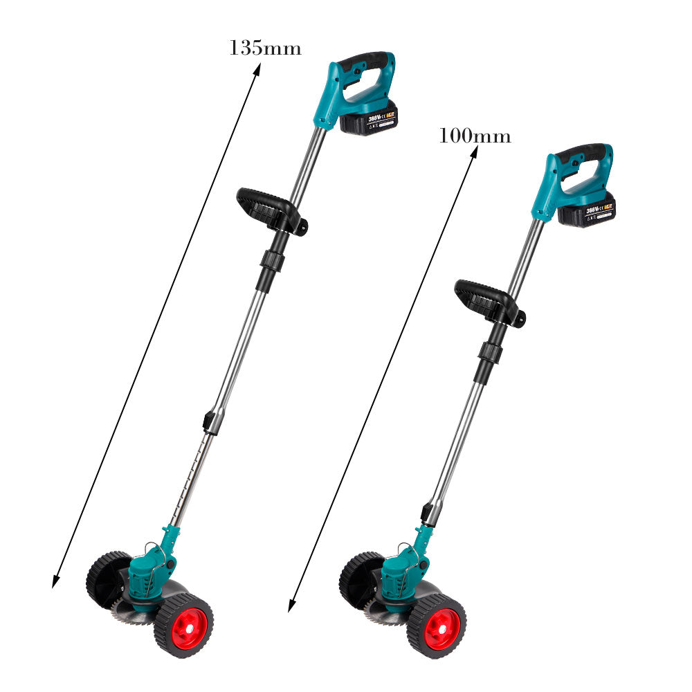 Powerful Electric Cordless Weed Eater / Grass Trimmer With Two Batteries