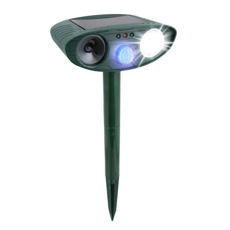 Ultrasonic Deer Repeller - Solar Powered - Flashing Light- Get Rid of Deer in 48 Hours or It's FREE