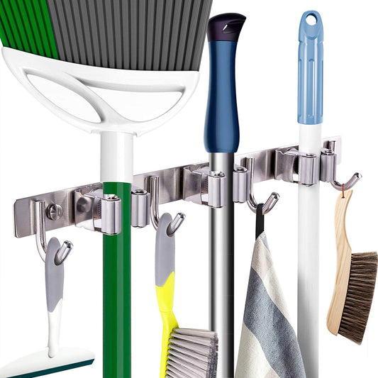 Stainless Steel Heavy Duty Wall Mounted Mop Hook