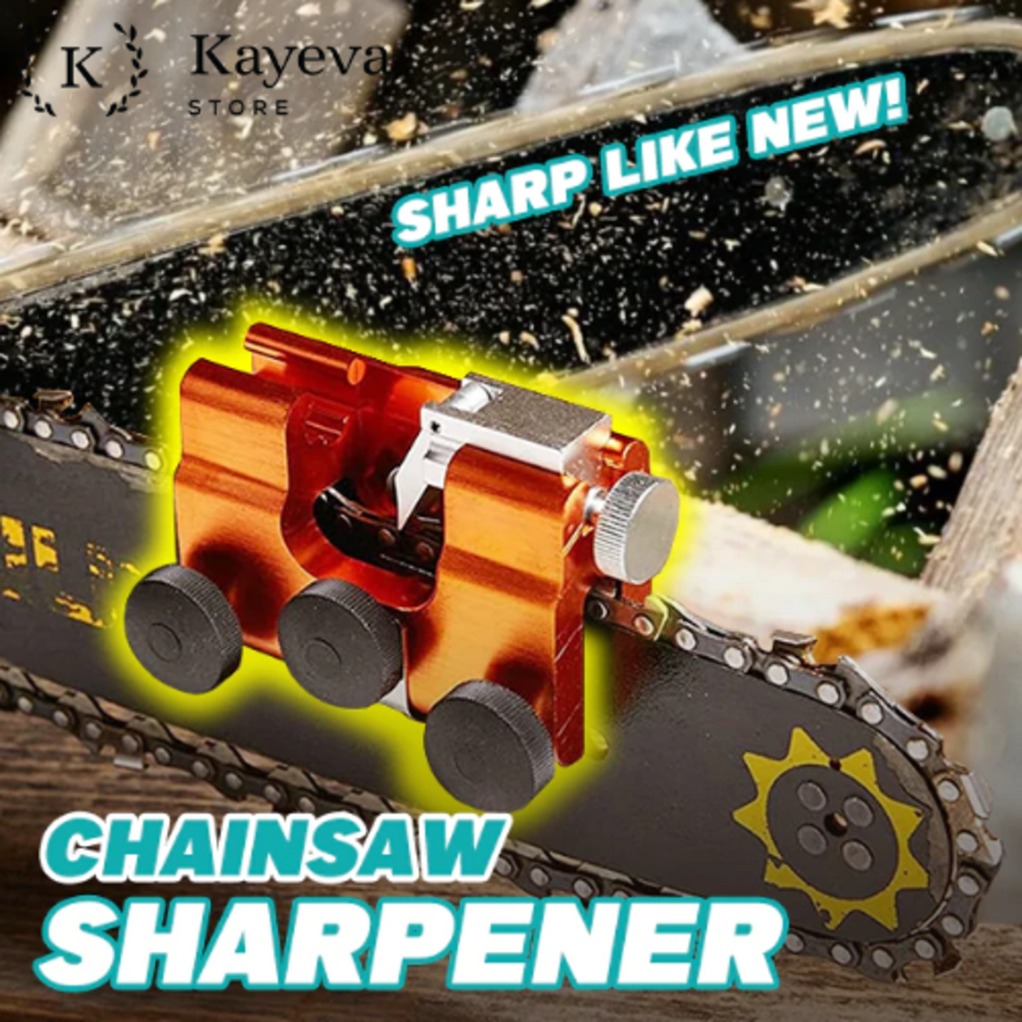 Portable Chainsaw Sharpener Jig