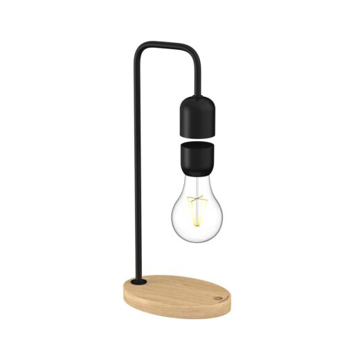 Magnetic Levitation Lamp With Wireless Charger Phone - Floating Bulb For Gift Decor