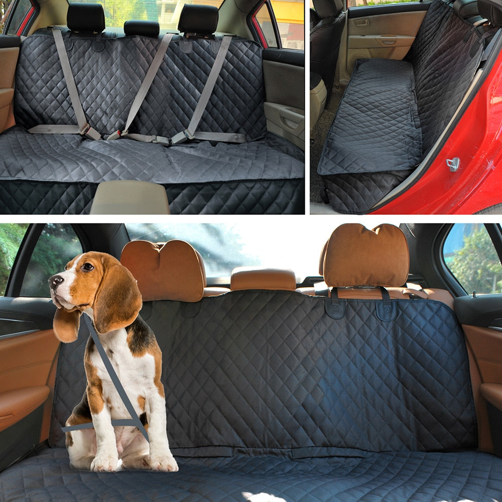 Dog Car Seat Cover - 100% Waterproof - With Zipper