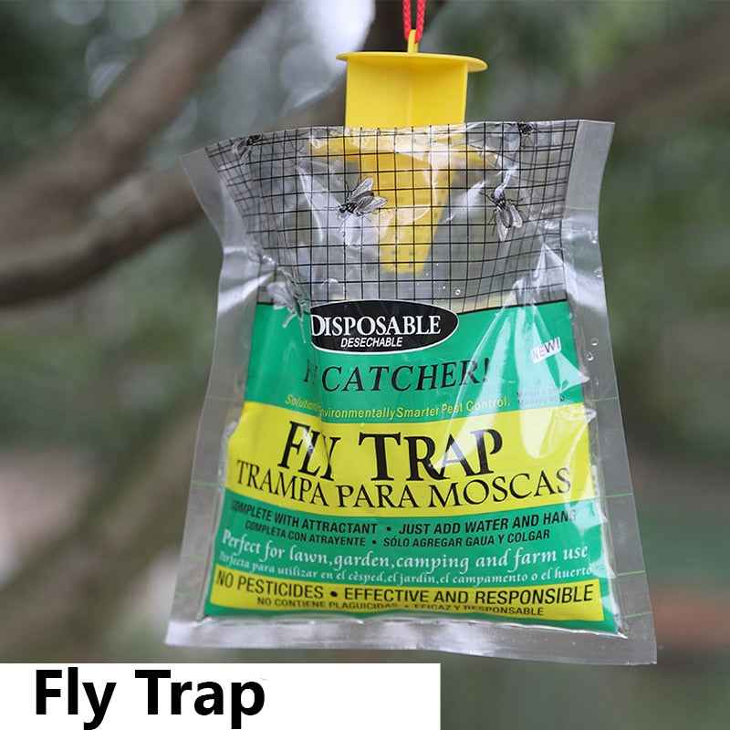 Fly Trap - Ecological Fly Trap Catcher - Get Rid of Flies - 6, 8, 10 PACKS