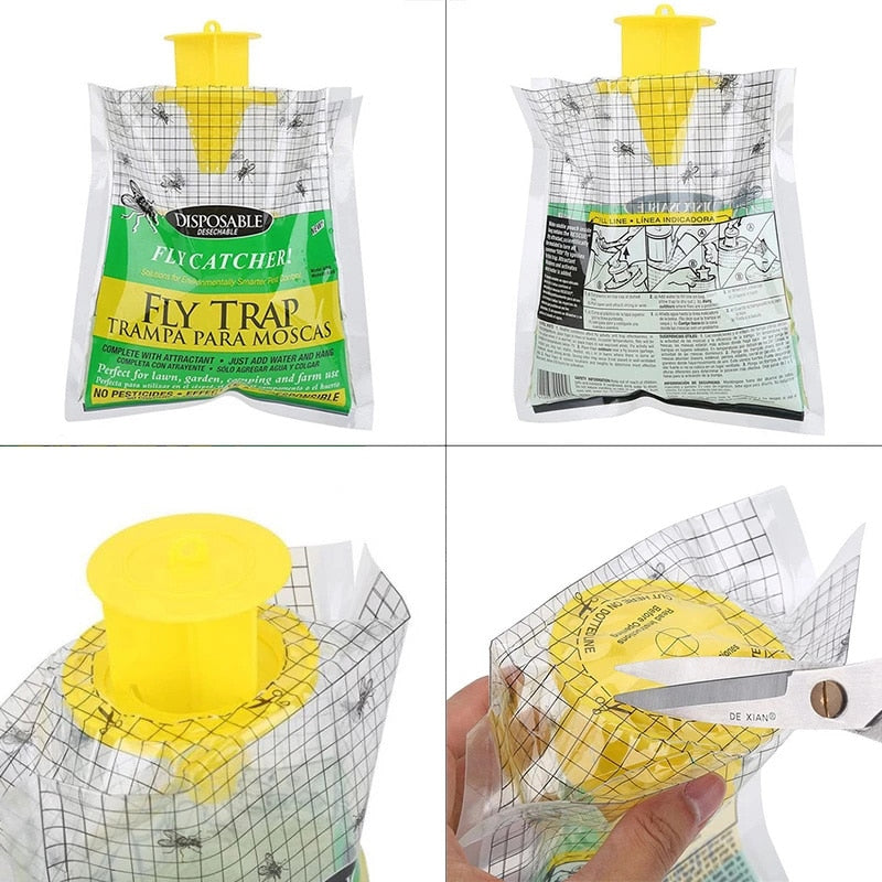 Fly Trap - Ecological Fly Trap Catcher - Get Rid of Flies - 6, 8, 10 PACKS