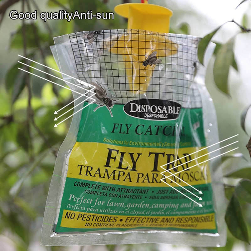 Fly Trap - Ecological Fly Trap Catcher - Get Rid of Flies - 6, 8, 10 PACKS