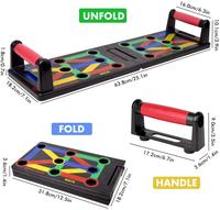12-in-1 Color- Portable Coded Push Up Board