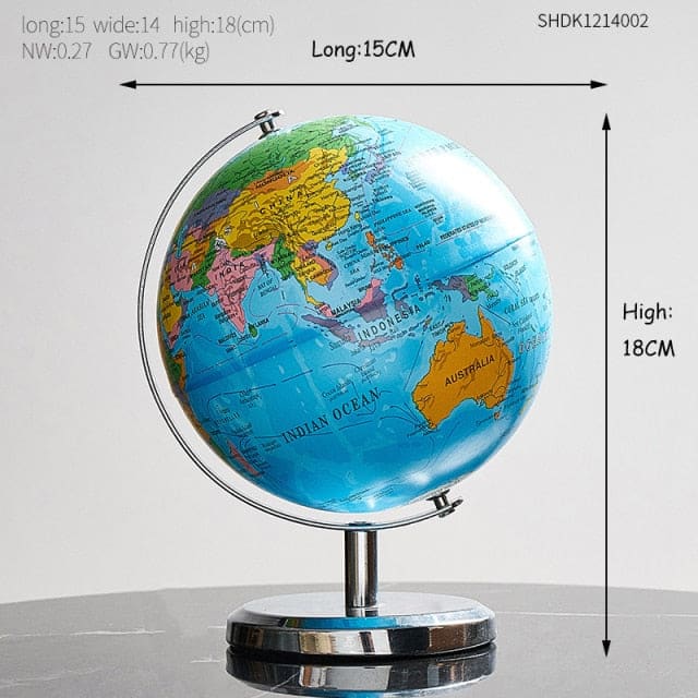 Retro World Globe