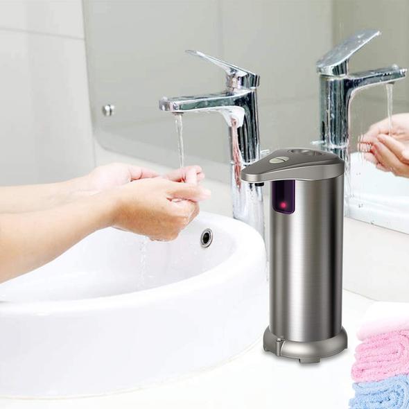 Electric Stainless Steel Infrared Automatic Soap Dispenser